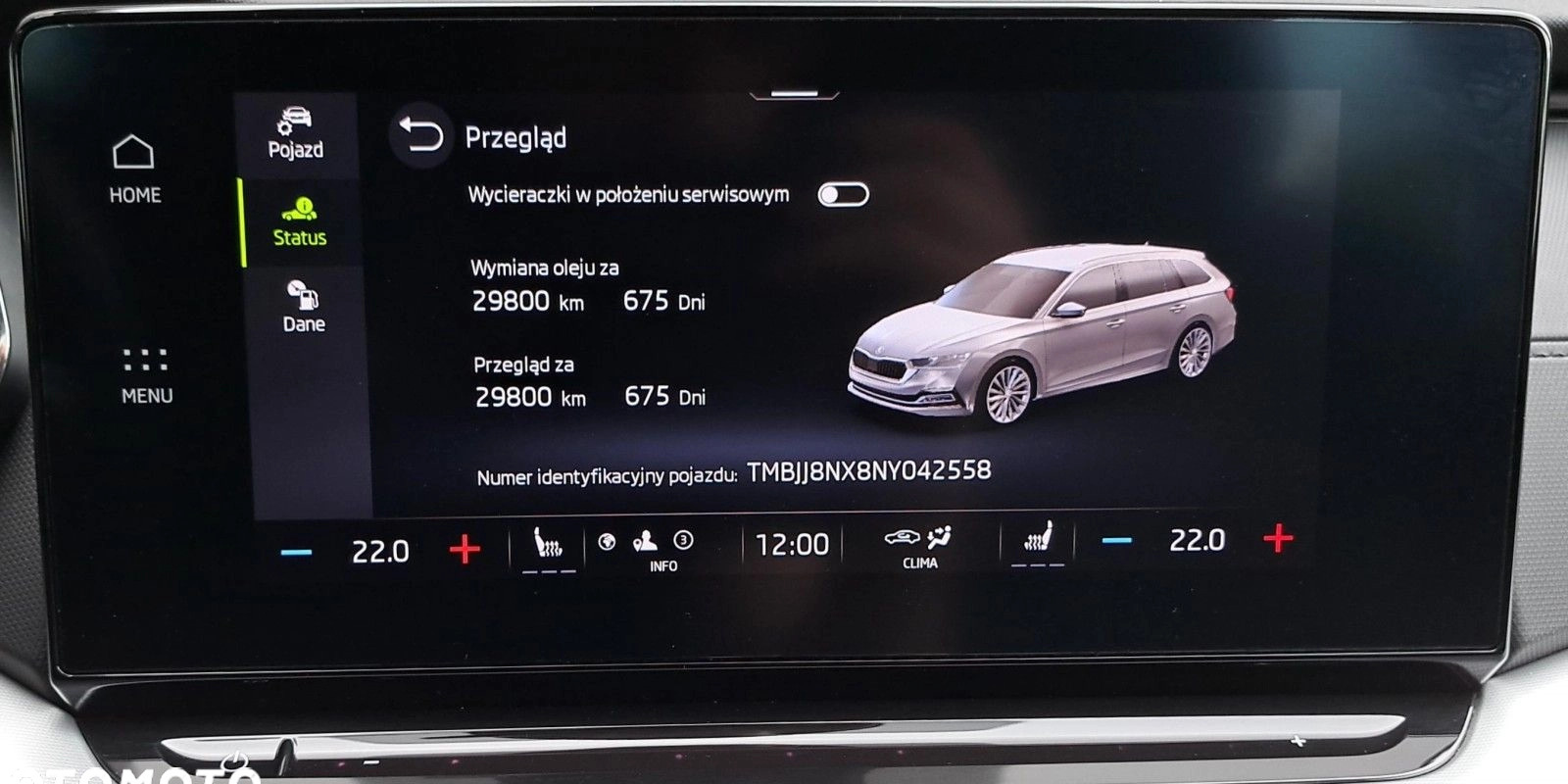 Skoda Octavia cena 104900 przebieg: 120636, rok produkcji 2021 z Suwałki małe 704